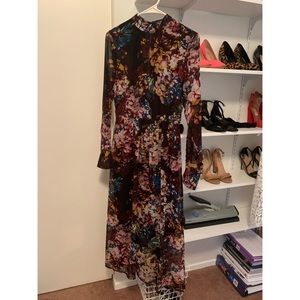 LONG FLORAL MAXI DRESS